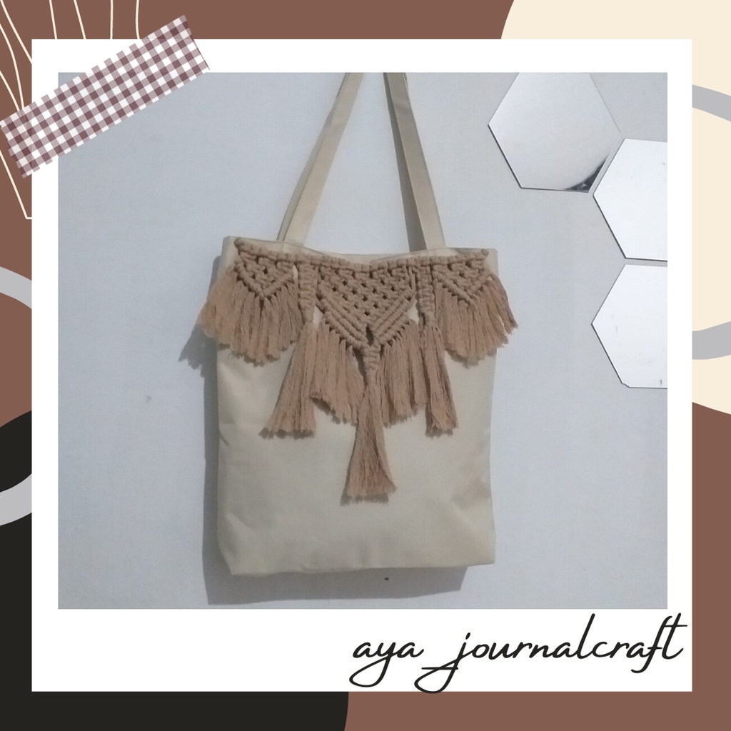 Tas Totebag Macrame by Aya / Macrame Totebag / Totebag / Macrame