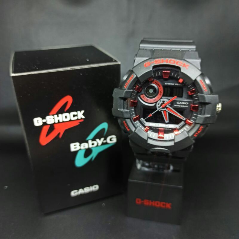 Jam pria G shock GA 700 double time