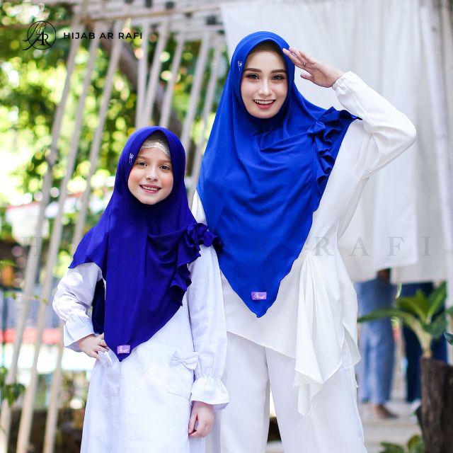 TERLARIS COD ✅ Hijab Ar Rafi AR 435 hijab instan bergo arrafi || INAYAHHIJAB-Elblue