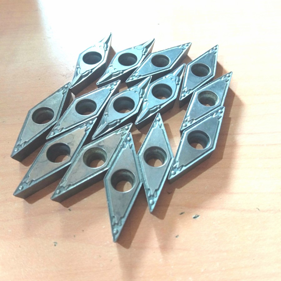 INSERT BUBUT VBMT 160404 BEKAS. PISAU BUBUT VBMT 1604 SEKEN. PAHAT BUBUT VCMT 160408 MIX RADIUS