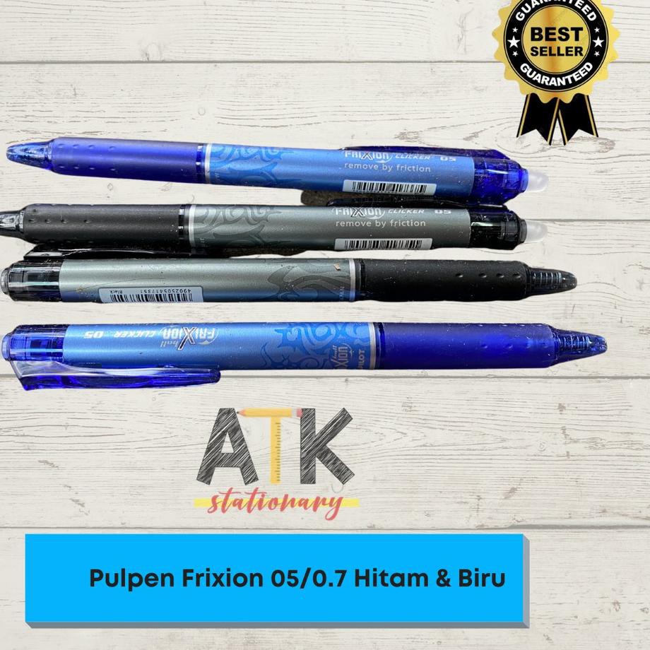 

Termurah!! KODE-655 Pulpen Frixion Pilot 0.7/0.5 ( pulpen bisa dihapus) atk
