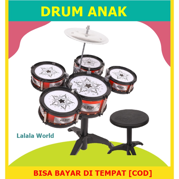 Mainan Drumband Musik Anak Laki Laki Balita Perempuan Edukasi Anak Cowok Alat Musik Murah