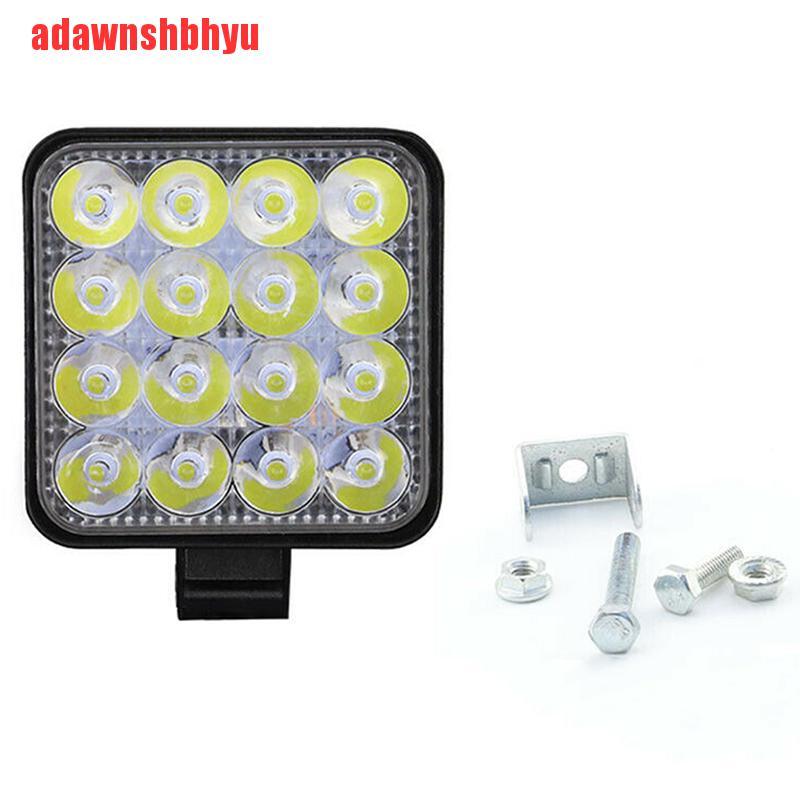 Lampu Sorot 16 Led 48w Anti Kabut Untuk Mobil/Atv/Off Road