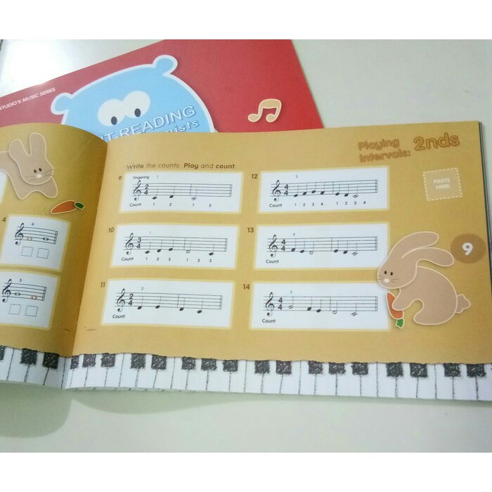 sight reading for young pianist buku piano by Ying Ying Ng ada sticker