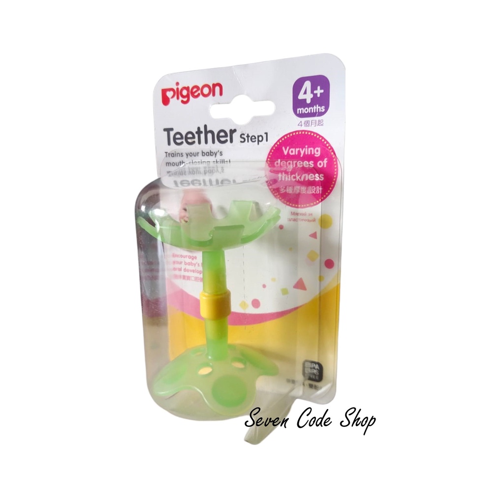 Pigeon Teether Bayi 4+ Month Step 1 - Gigitan Bayi 4 Bulan