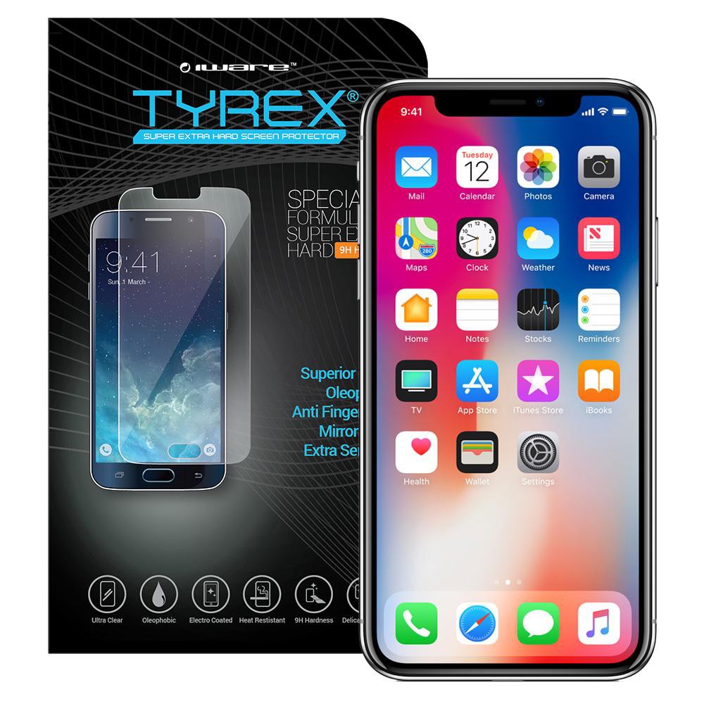 Tyrex Tempered Glass Screen Protector for iPhone X