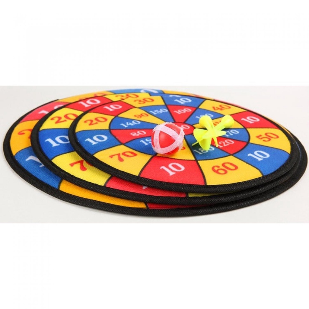 Papan Dart 36CM Velcro Magnet Papan Latihan Dart Board Game Anak Anak