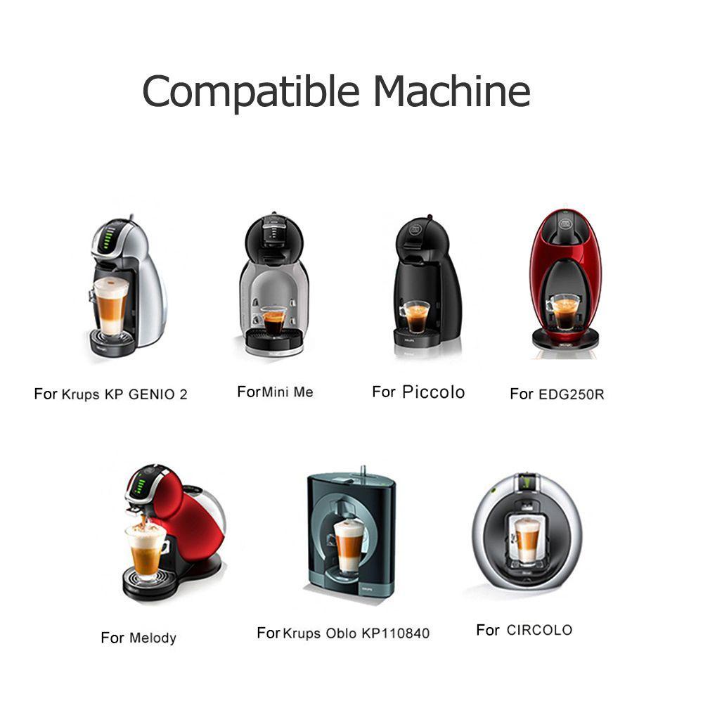 Top Coffee Capsule Adapter Alat Kopi Reusable Cream Maker Mengubah Ke Tempat Kompatibel Dengan Dolce Gusto Kapsul Original
