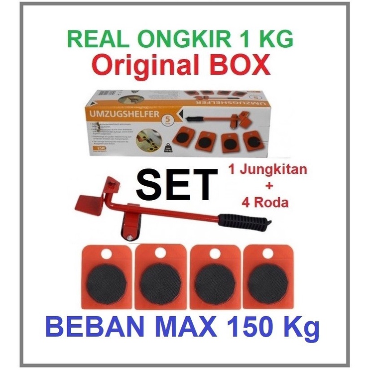 [ASS] ORI set JUNGKITAN RODA ALAT BANTU PINDAH EASY MOVING FURNITURE MOVER