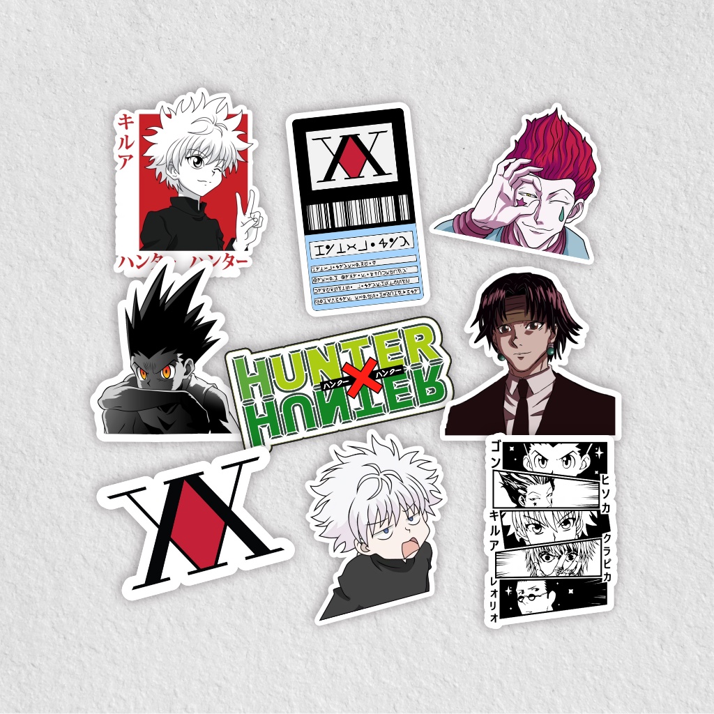 STIKER HUNTERXHUNTER STIKER ANIME  STIKER CASE LAPTOP HP HELM PC