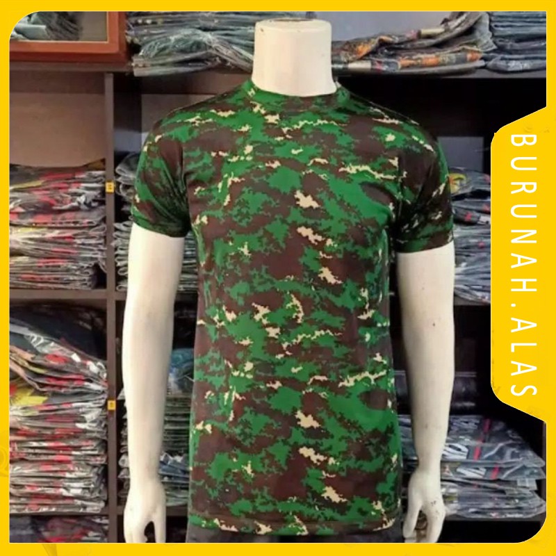 kaos loreng TNI DRAYFIT.M-XXXL