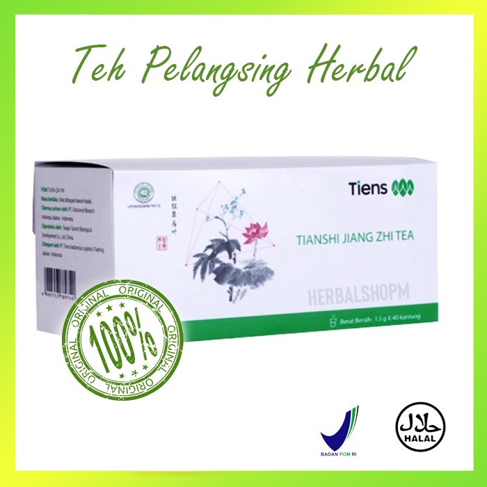 

Jiang Zhi Tea Teh Pelangsing Slimming Tea Diet Detoks Isi 40 Sachet