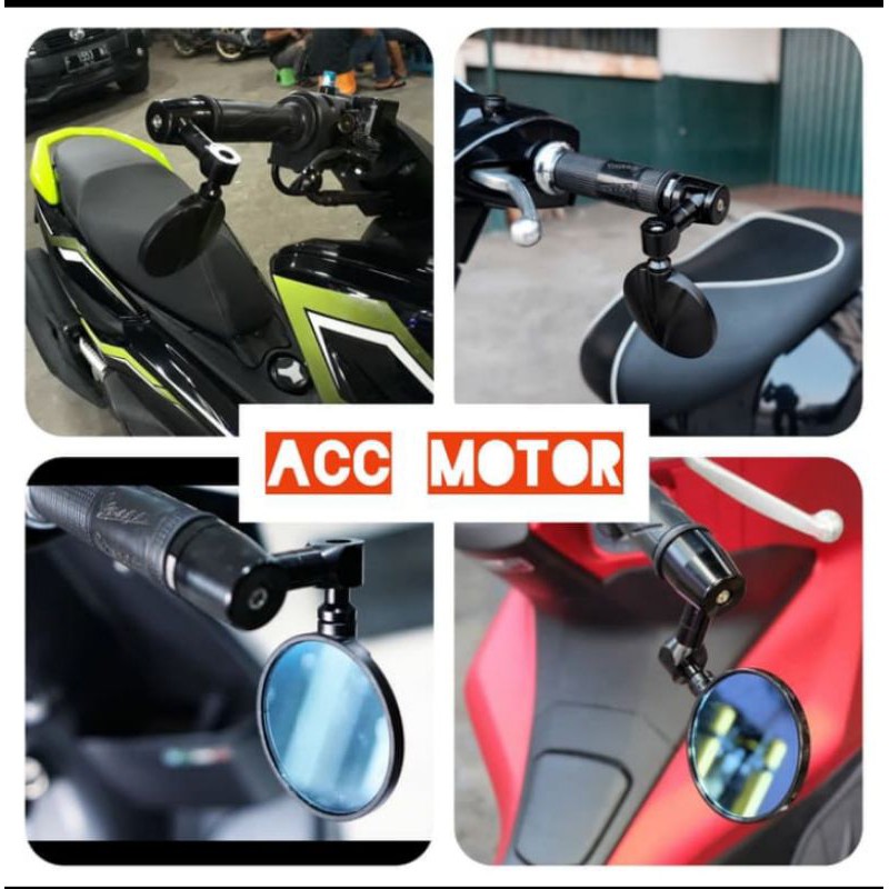 Spion jalu bulat bar end PNP FAZZIO Scoopy Aerox Nmax Xmax Lexi Genio Beat Vario