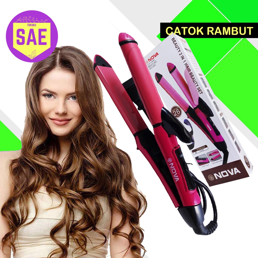 catokan rambut nova dan catokan rambut mini