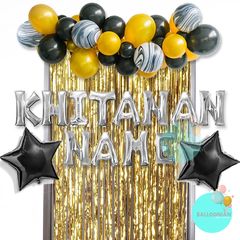 KHITANAN GARLAND SIMPLE DEKORASI SET/DEKORASI KHITANAN ANAK/BALON KHITANAN MURAH