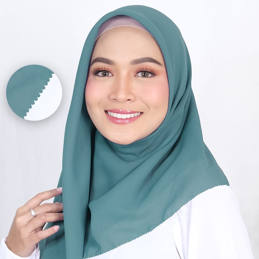 Zein Hijab - Segi Empat Bella Laser Cut/ Segi Empat Laser Cut