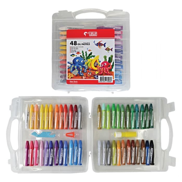 

Crayon Set Krayon Crayon Anak Crayon Titi 48 Pcs Oil Pastel TI-P-48S