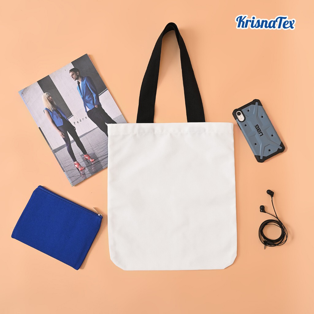  Tote  Bag  Kanvas Polyester Premium Polos Canvas Print 