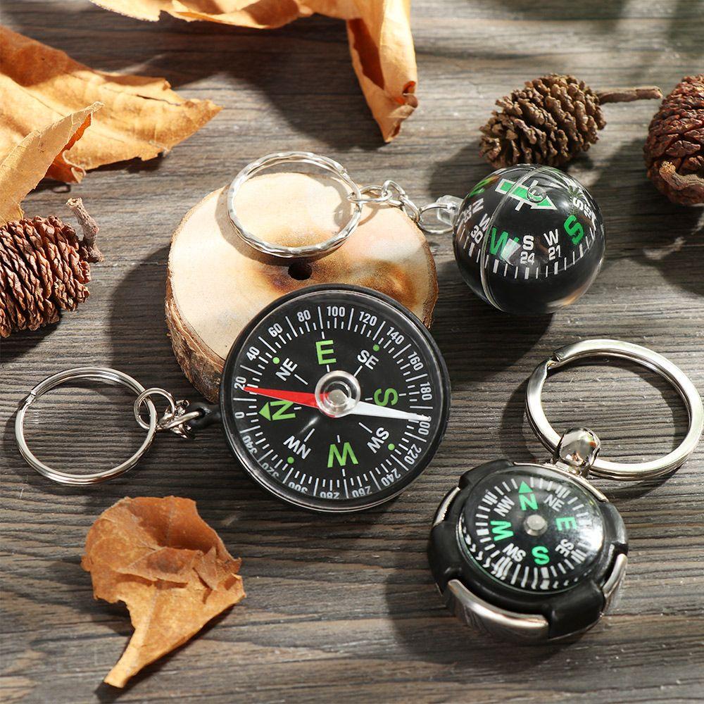 Pineapple Mini Compass Hot Navigator Survival Alat Gantungan Kunci Travel