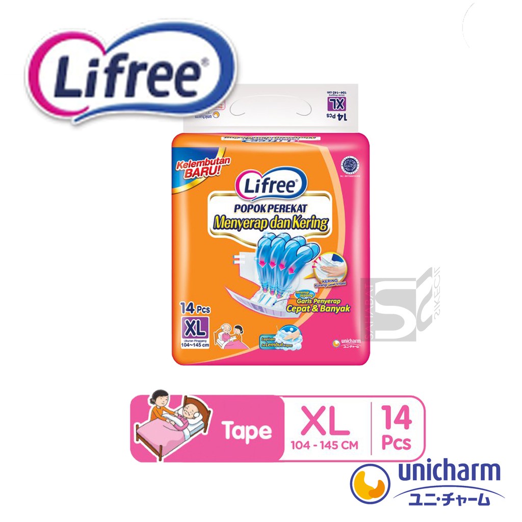 LIFREE POPOK PEREKAT XL14/POPOK DEWASA