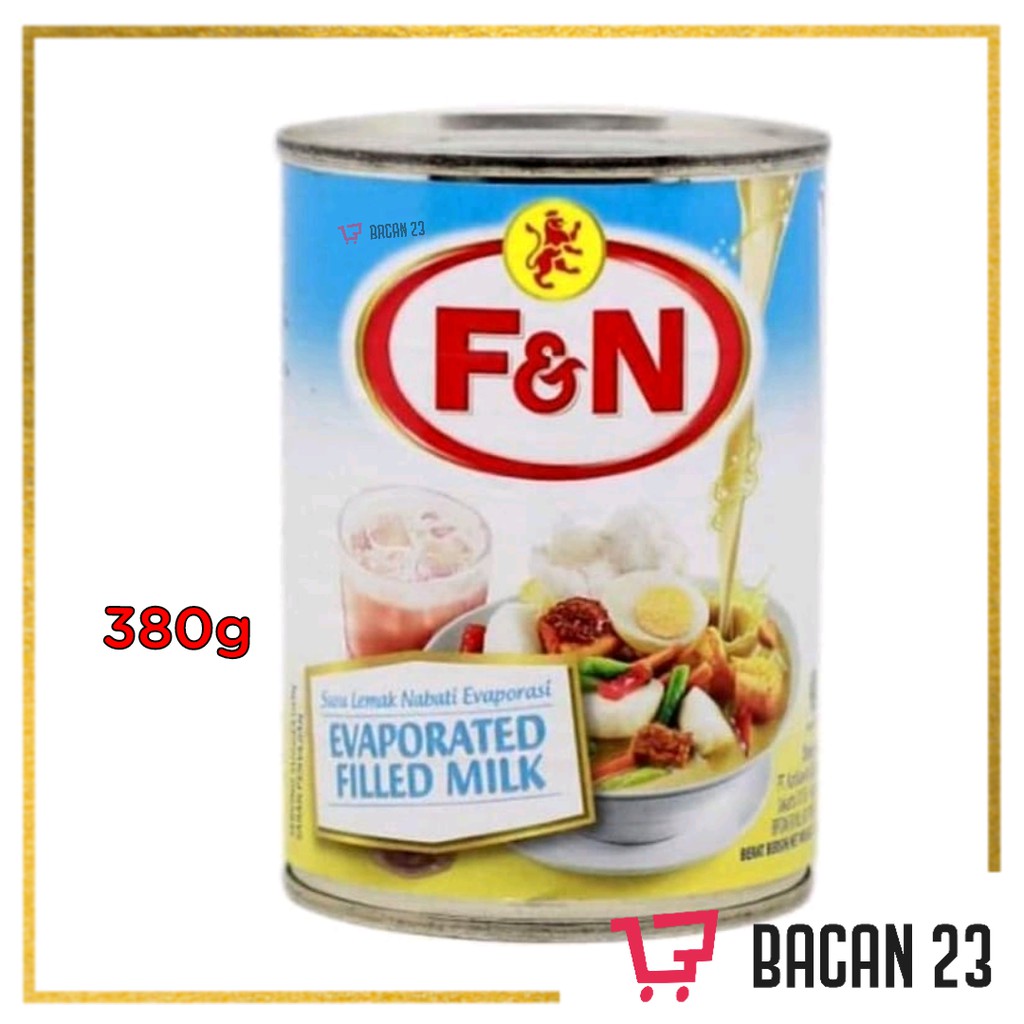 

F&N - Susu Lemak Nabati Evaporasi (380gr) / Susu Krimer Kaleng / Bacan23 - Bacan 23