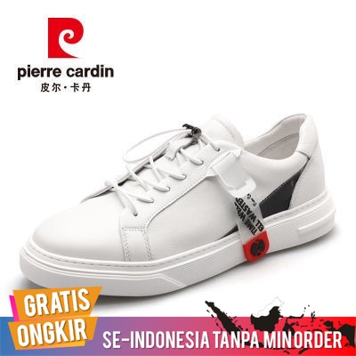 Sepatu Pria Import Kasual Pierre Cardin Original Formal White Shoes Korea
