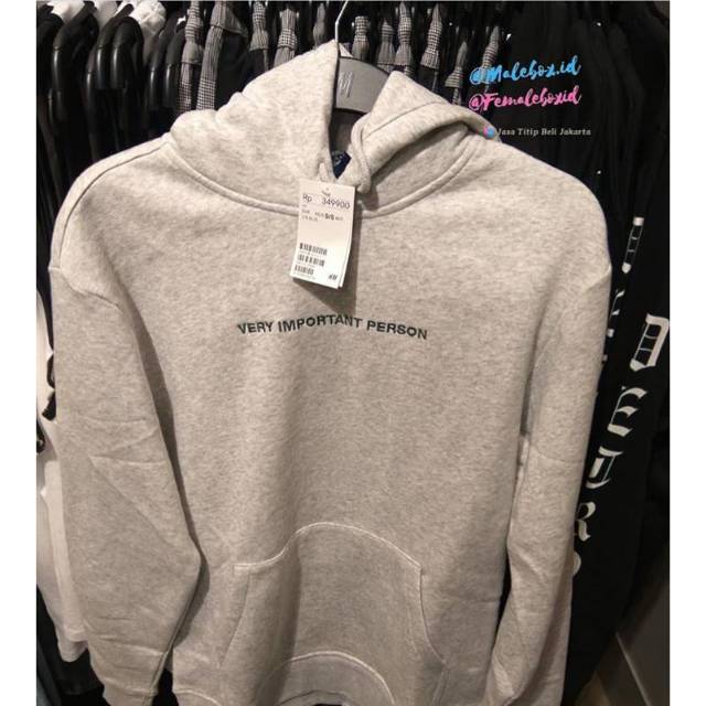 h&m very important person hoodie