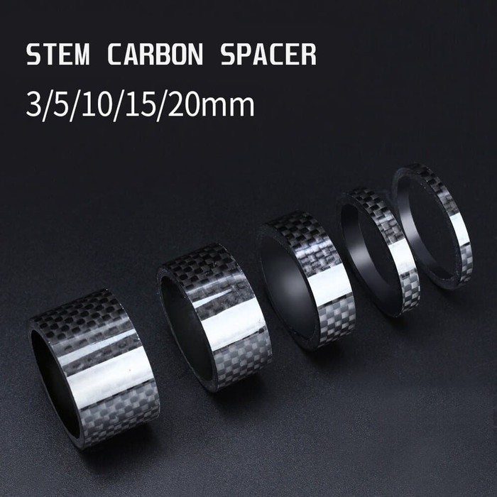 SGS | Spacer Stem Headset Fork Carbon Sepeda Ring Serat Karbon