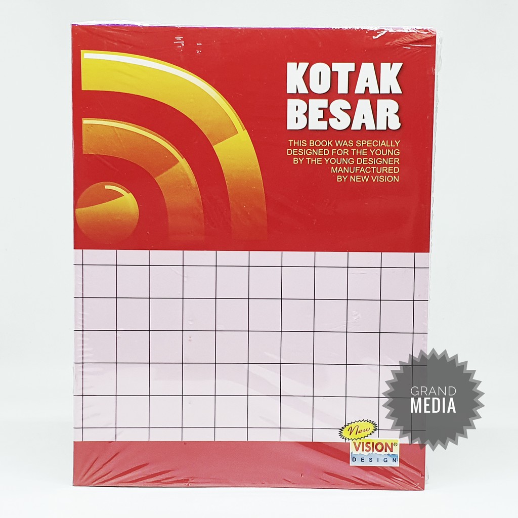 

[GRAND MEDIA] BUKU TULIS MANDARIN VISION KOTAK BESAR 30 LEMBAR