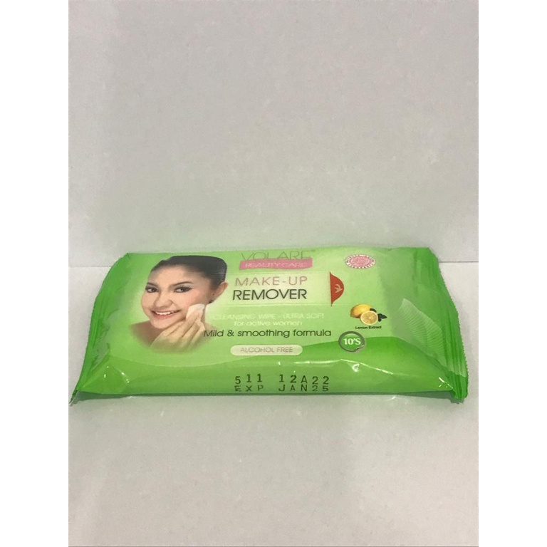 Volare Make Up Remover Lemon 10's