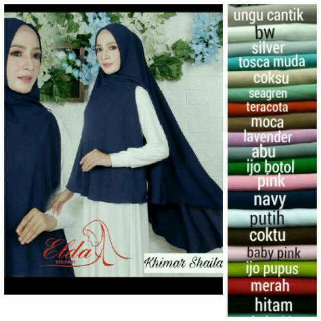 Khimar Saila merk elda hijab