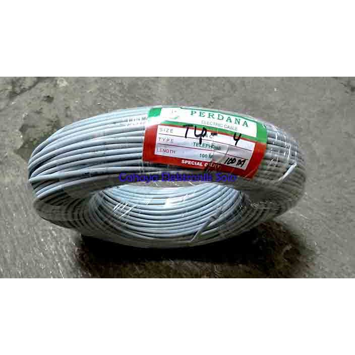 Kabel Aktuator Posisioner Isi 4 PER ROLL 100 METER PERDANA Actuator Positioner Penggerak Parabola