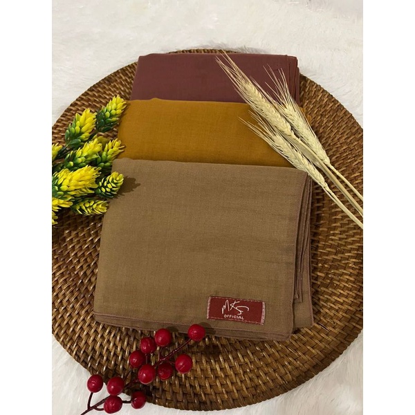 hijab segiempat kain voal premium