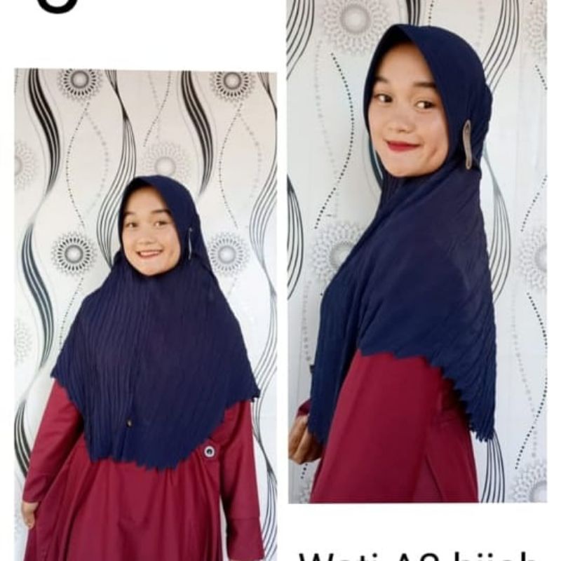kerudung bergo pet padi-jilbab bergo padi tali belakang