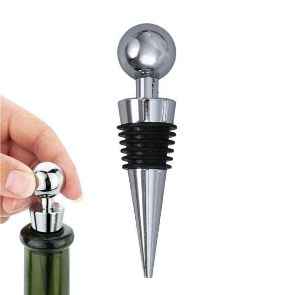 Classic wine stopper stainless - botol wine stopper TEBAL STAINLESS