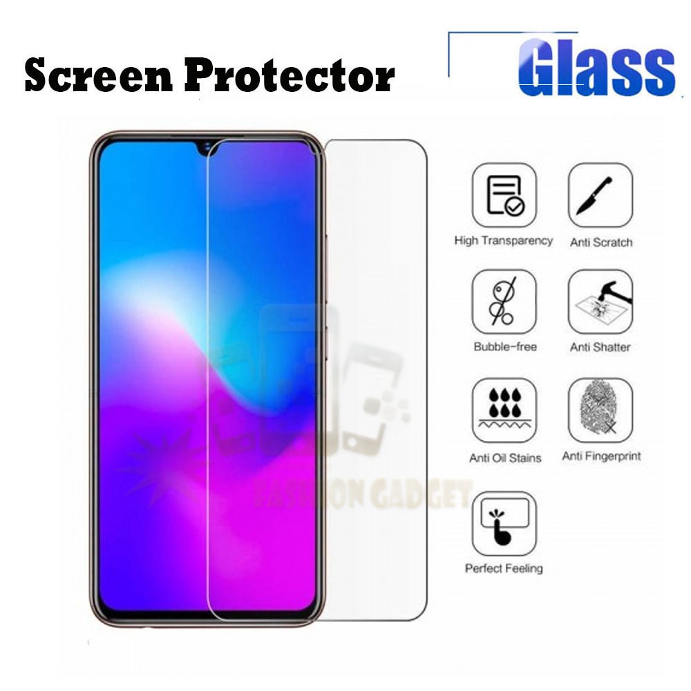 Tempered Glass Vivo Y91 / Anti Gores Kaca Vivo Screen Protector Screen Guard Pelindung Layar - Clear