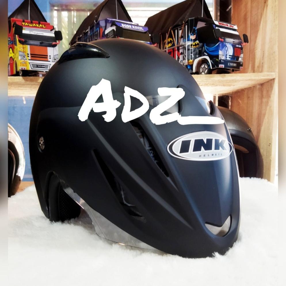 HELM INK HITAM DOF MURAH  PEKING KARDUS 