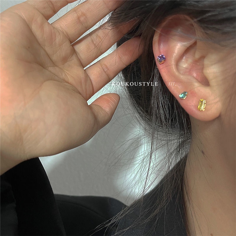 5 Set Anting Berlian Zirkon Untuk Perempuan