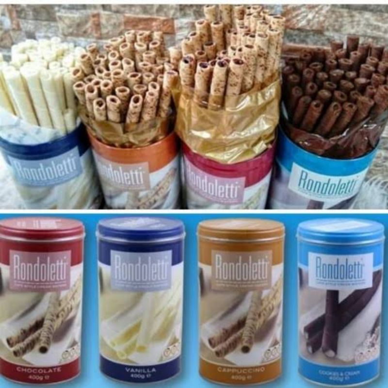 

READY TERMURAH RONDOLETTI WAFER STICK CREAM 400GR BEST SELLER TERLARIS BISA COD