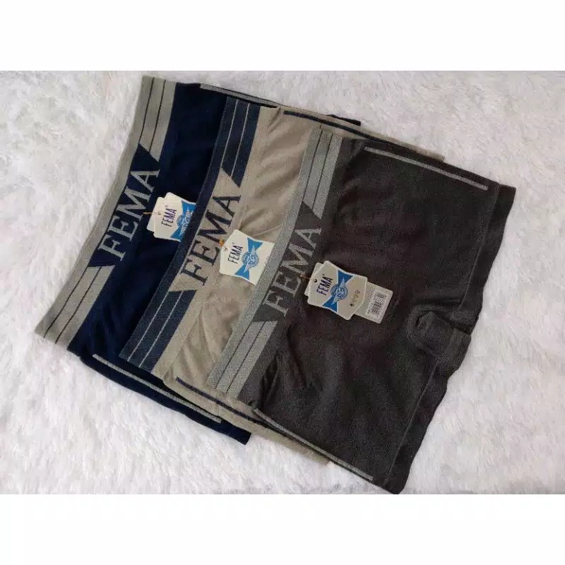 SS - Boxer Rajut Laki - Laki Premium Super Elastis / Boxer Rajut Murah