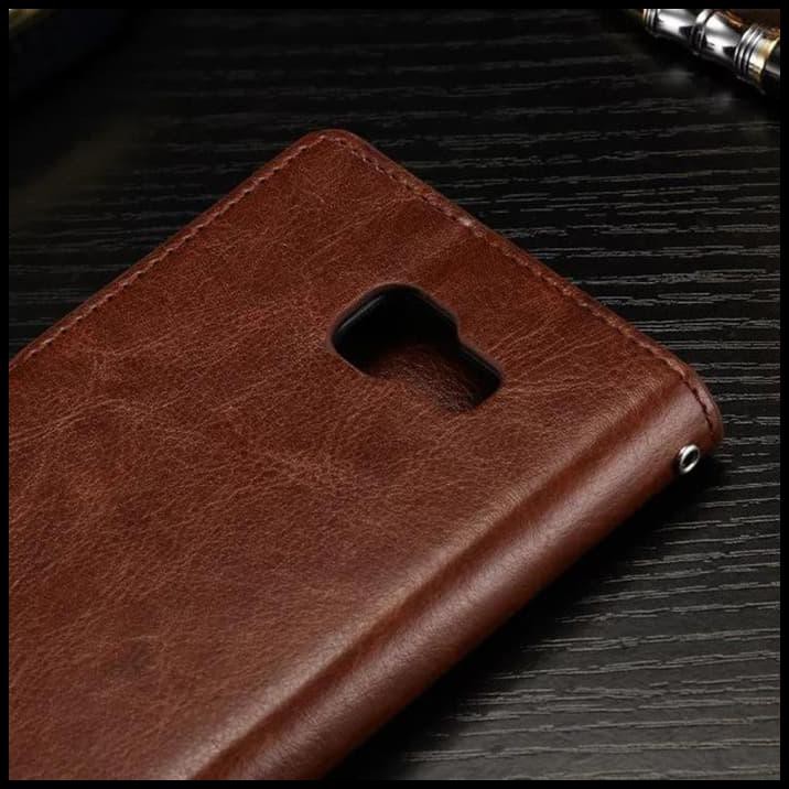 Flip Cover Handphone Samsung C9 A9 Pro 2016 Casing Kulit Leather Flip Cover Wallet