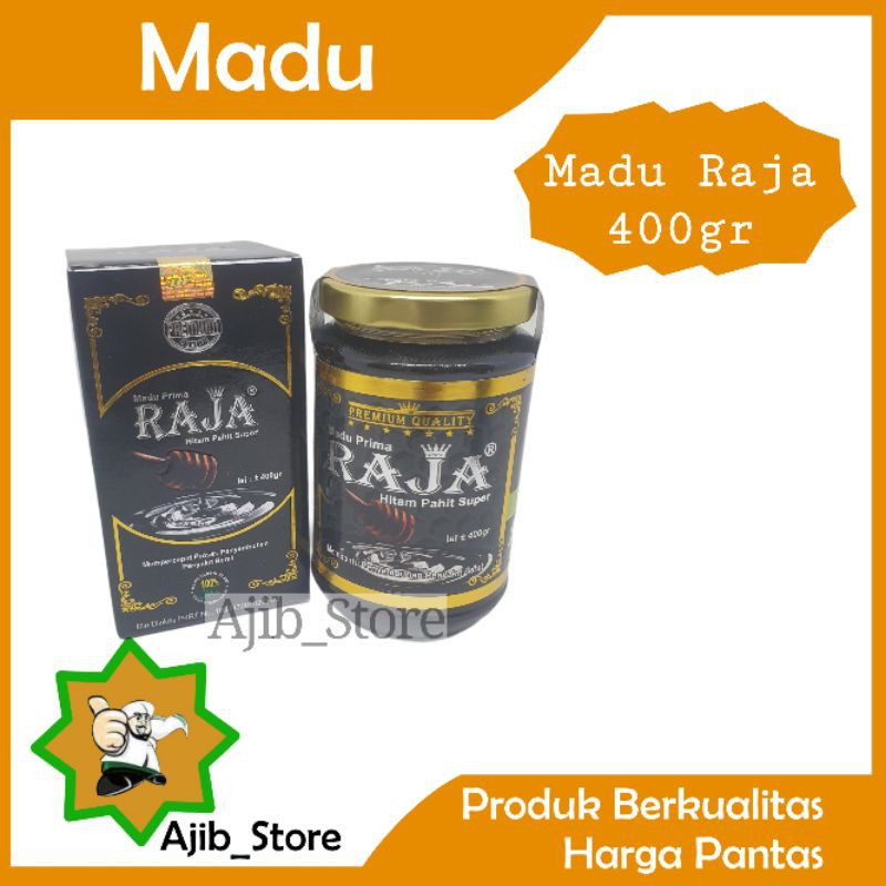 

(ORIGINAL) Madu Hitam Pahit Super PRIMA RAJA 400 gram 400gr 400g A161