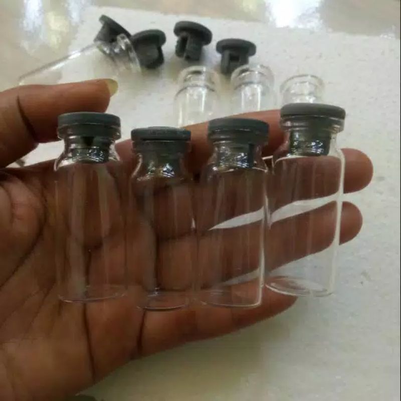 botol vial kaca 5ml/ botol tester minyak/ botol kaca