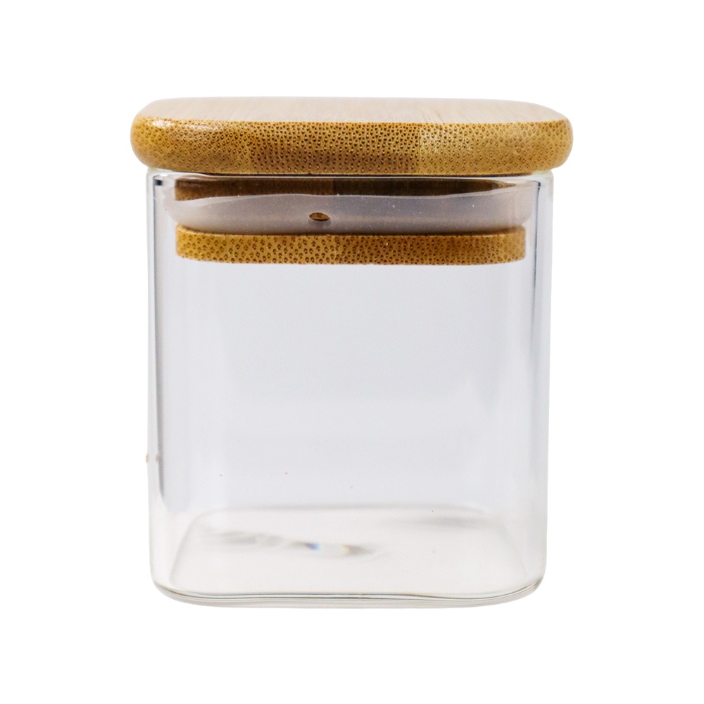 Toples Kaca Penyimpanan Makanan Glass Storage Jar 180ml - HC1019