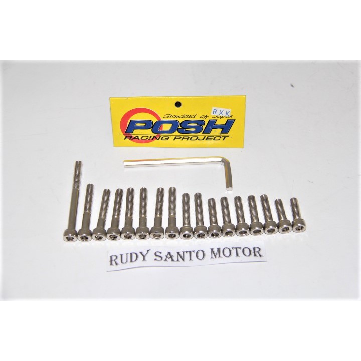 BAUT L BLOK BAUD L MESIN SET PLUS KUNCI  YAMAHA RXK RXKING RX K RX KING-4