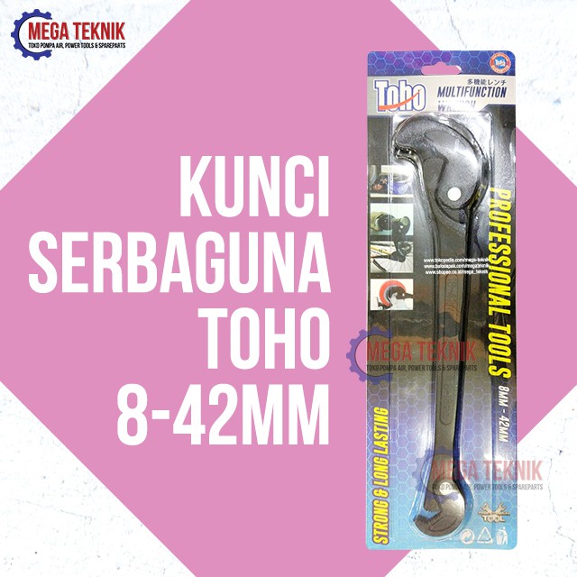 Snap And Grip Kunci Ring Pas Multifungsi Serbaguna TOHO 8 - 42 Mm