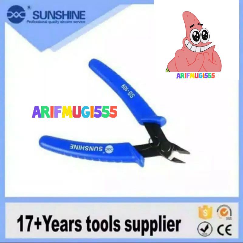 TANG POTONG CUTTING PLIER SUNSHINE SS-109 MECHANIK CT50 BIRU