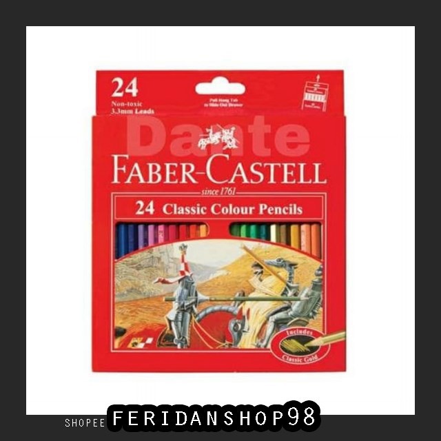 

BT151 PENSIL WARNA FABER BEST CASTELL ISI 24 PANJANG BY FERIDANSHOP98