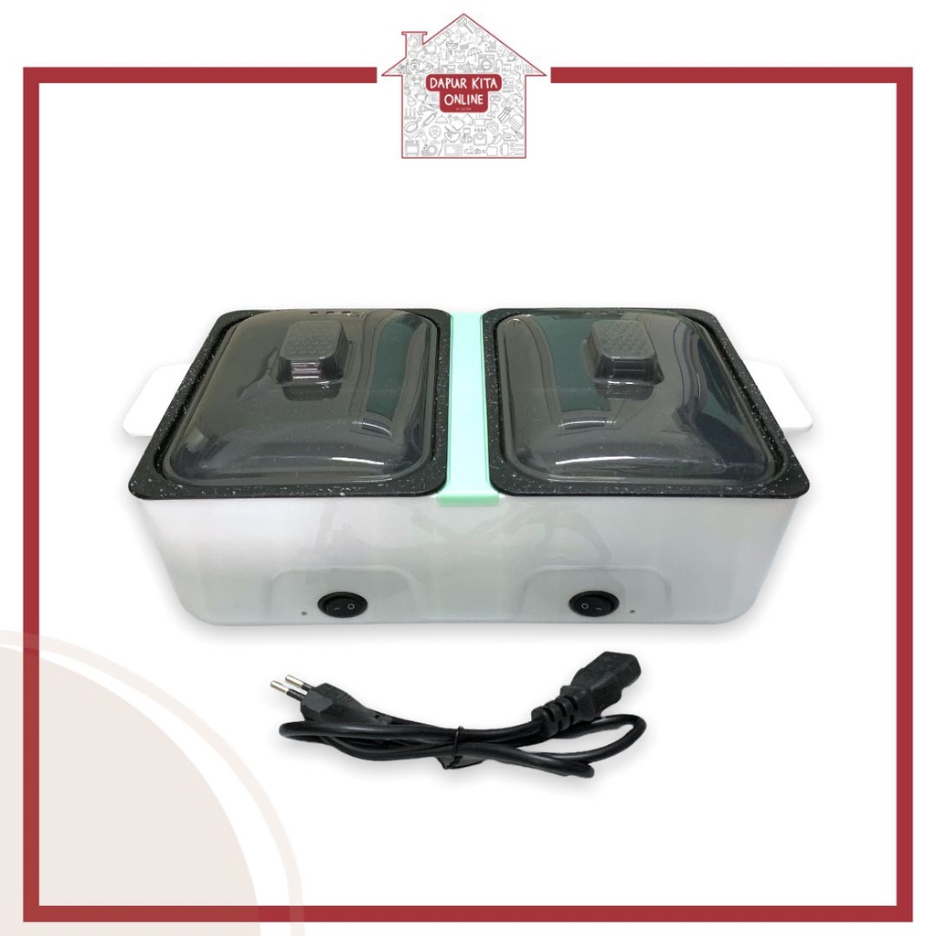 TERBARU Wajan Listrik Serbaguna 8111 Q2 / Electric Pot / Panci Listrik 2 Sisi / Wajan + Tutup /