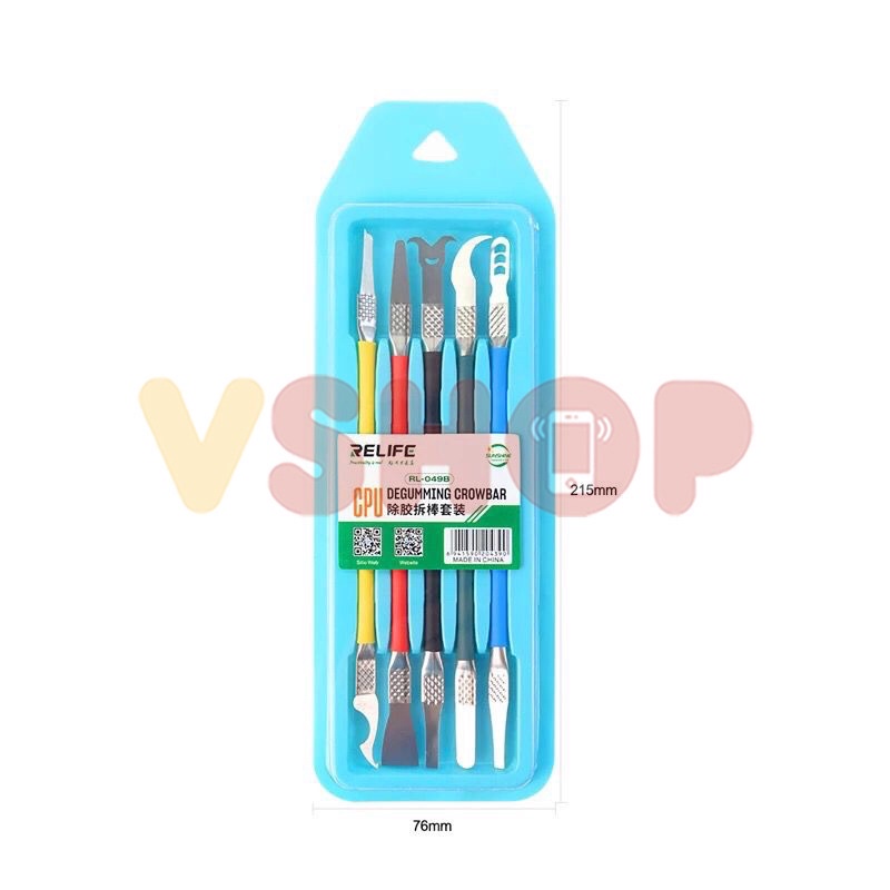 OPENING TOOLS RELIFE RL-049B - CPU GLUE REMOVAL CROWBAR SET